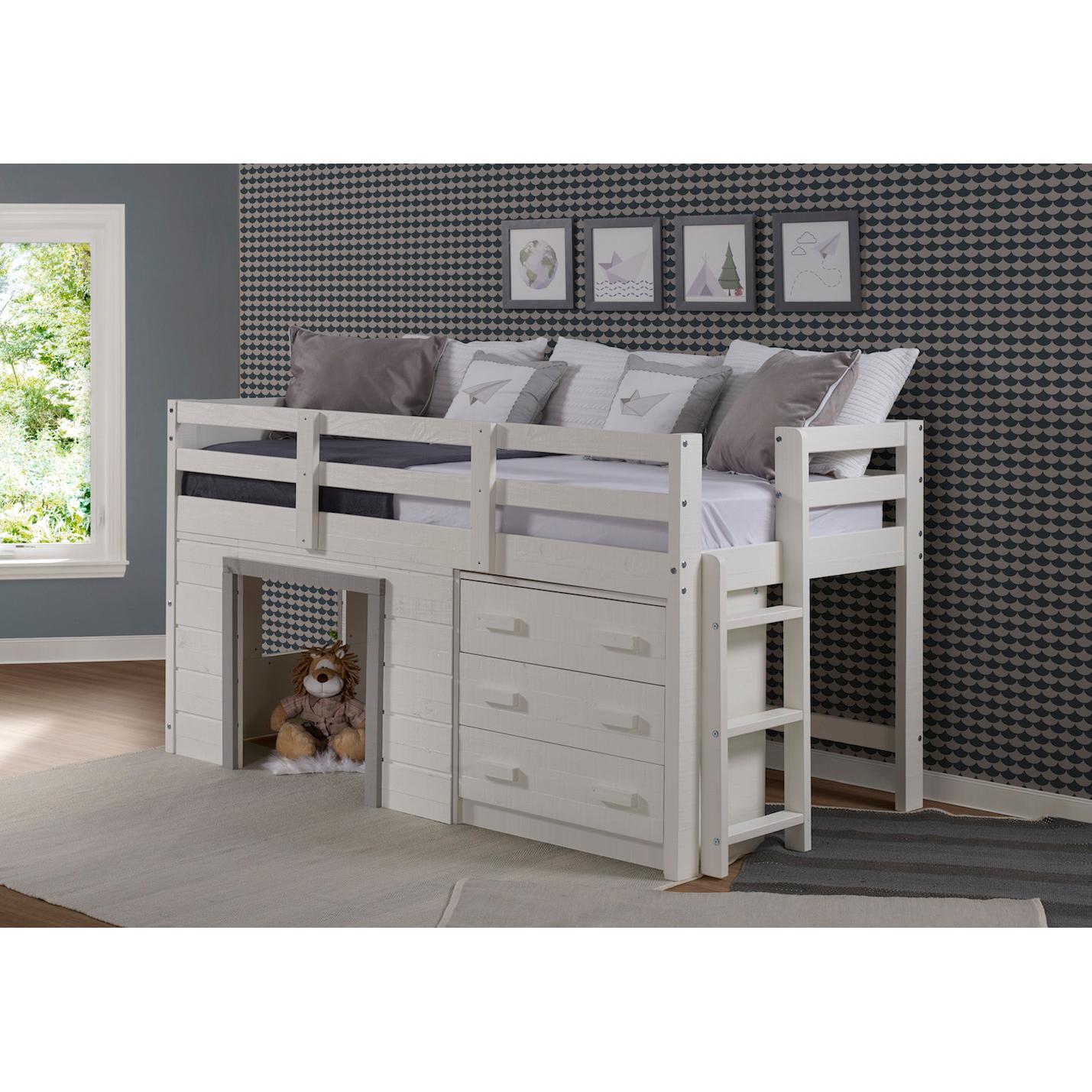 Donco Trading Company Kids Beds Loft Bed 1830-TLWG Donco Trading Company