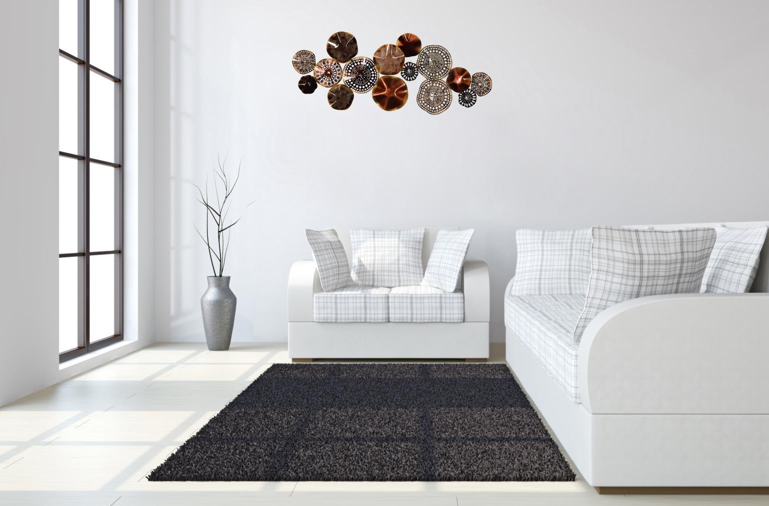 Circles - Light Brown Classy Art