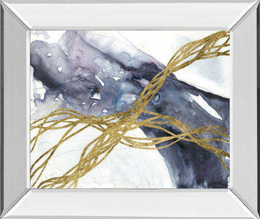 Agate Wave III By Jennifer Goldberger - Blue Classy Art