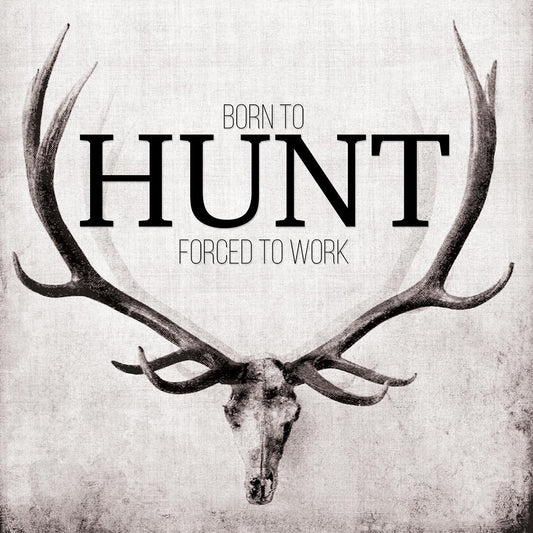 Born To Hunt By John Butler (Small) - Pearl Silver Classy Art