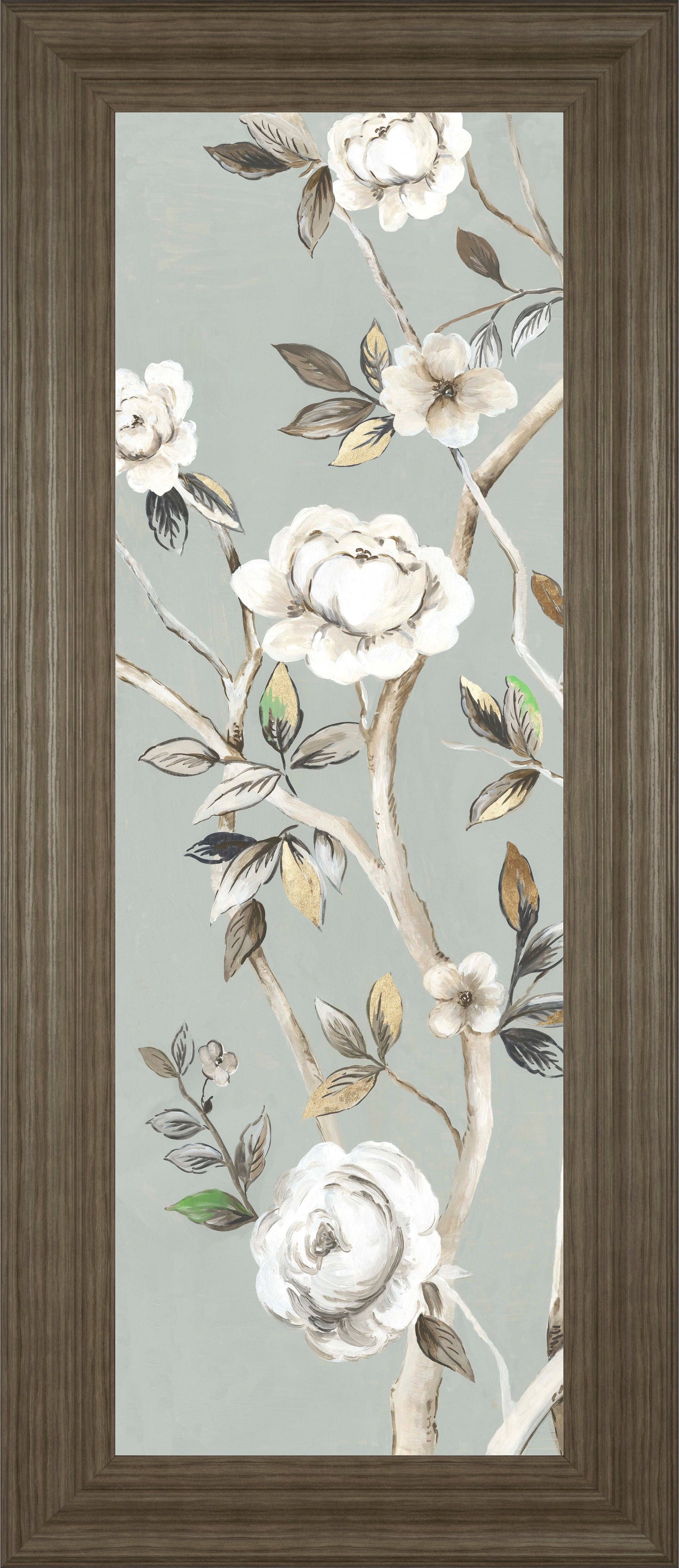 A Flower For You III By Asia Jensen - Light Gray Classy Art