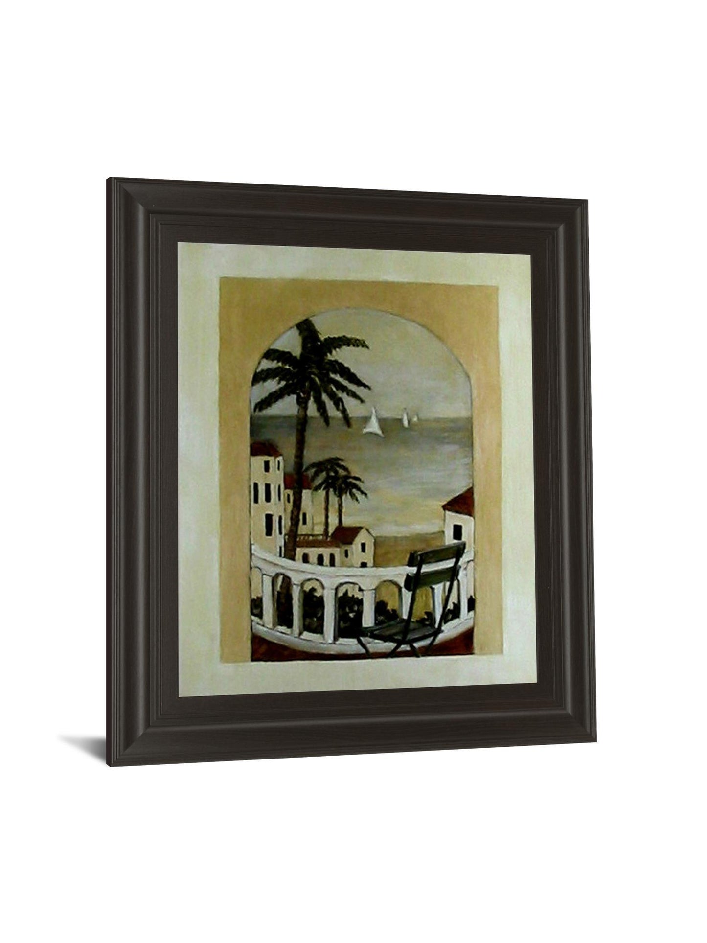 Island Hideaway By Ruane Manning - Framed Print Wall Art - Beige Classy Art