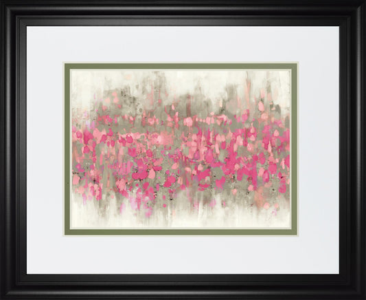 34x40 Crossing Abstract II By DanMeneely - Pink Classy Art