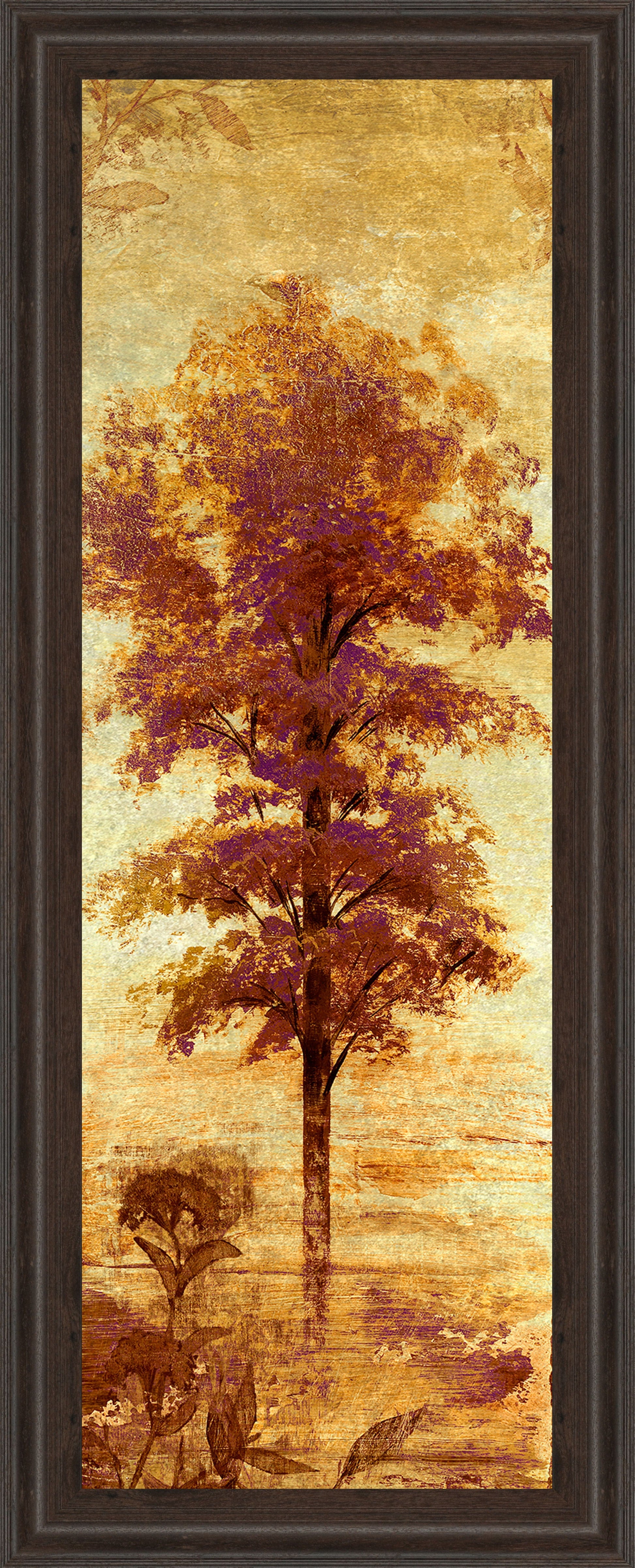 Early Autumn Chill I By Micheal Marcon - Framed Print Wall Art - Dark Brown Classy Art