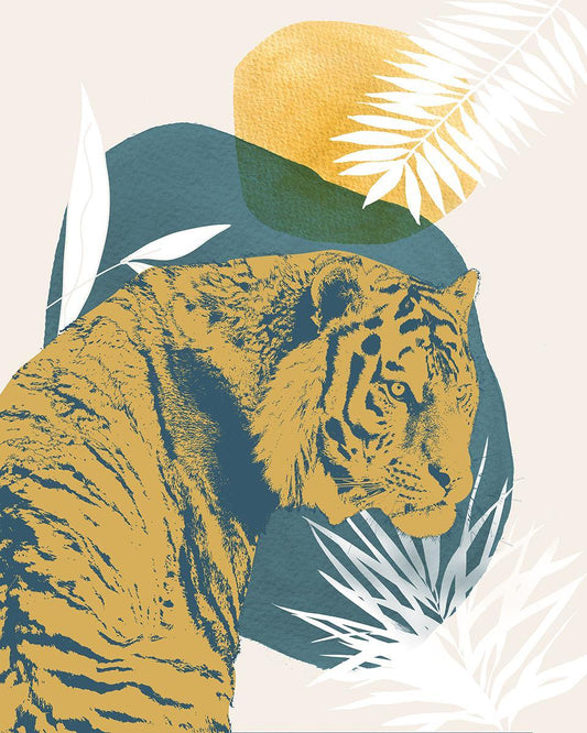 Jungle Cat I By Carol Robinson - Light Brown Classy Art