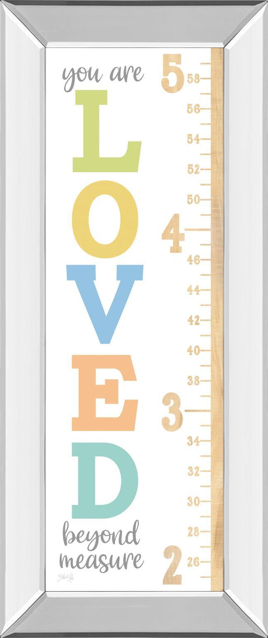 Loved Beyond Measture Growth Chart By Marla Rae - White Classy Art