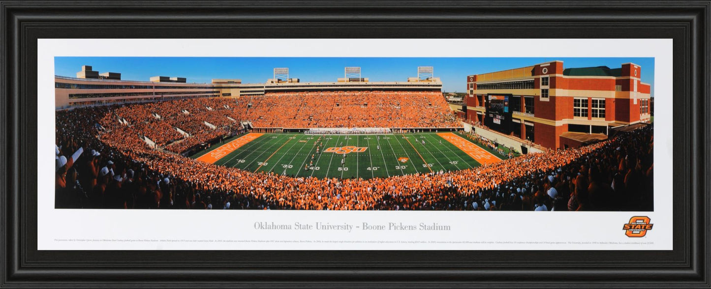 Oklahoma State #1 (Football) - Black Classy Art