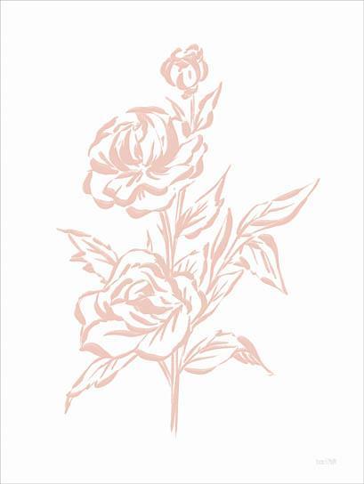 Roses In Rough By Dakota Diener (Small) - Pink Classy Art