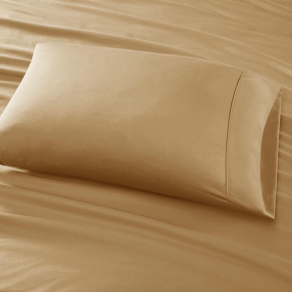 600 Thread Count Cal King Sheet Set Gold Olliix.com