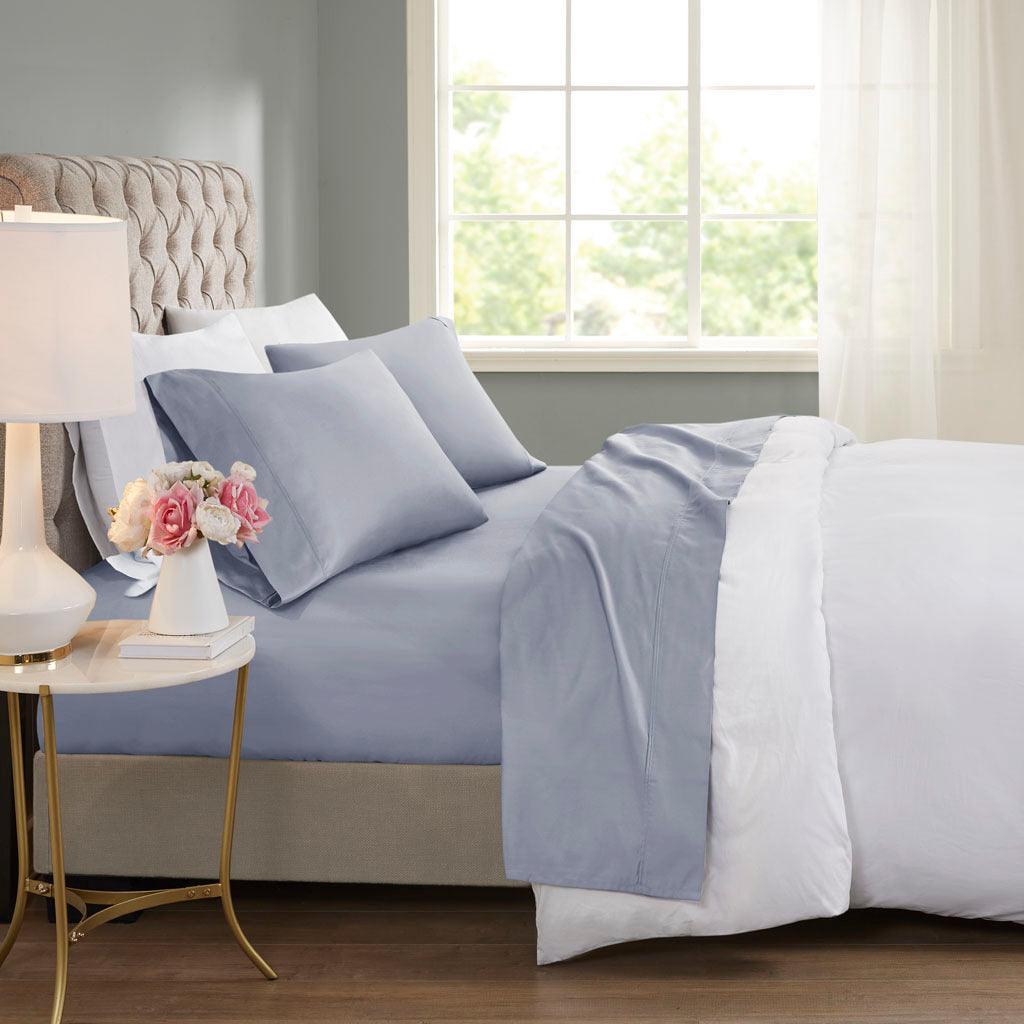 600 Thread Count California King Sheet Set Blue Olliix.com