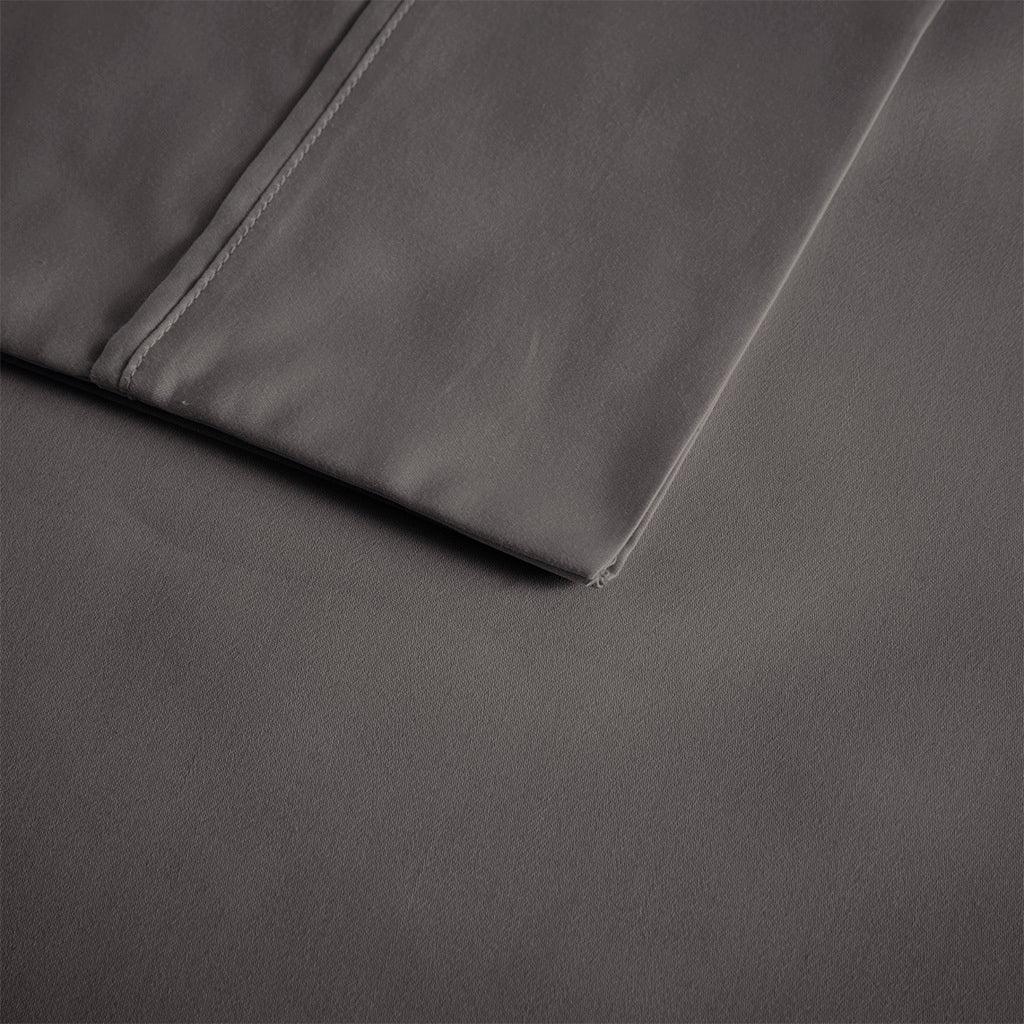 600 Thread Count California King Sheet Set Charcoal Olliix.com