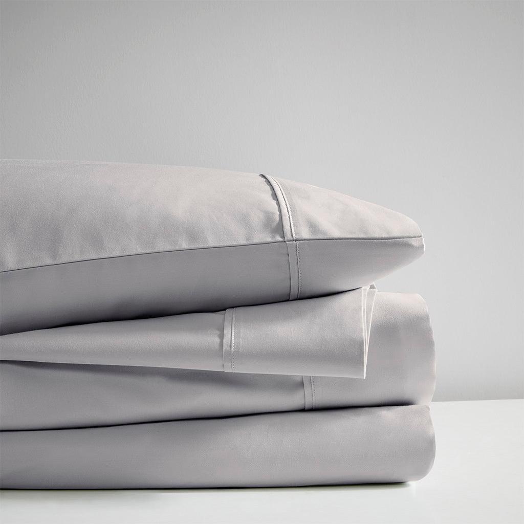 600 Thread Count California King Sheet Set Gray Olliix.com