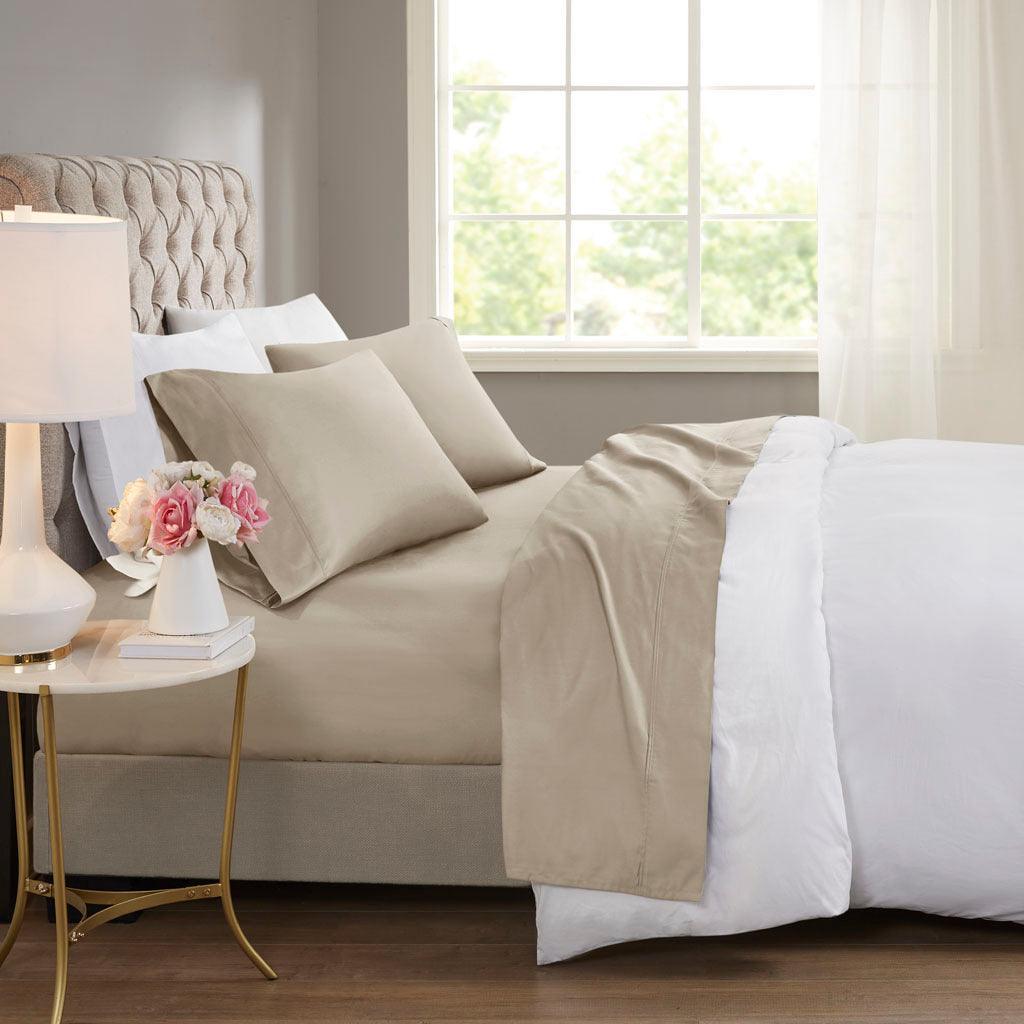 600 Thread Count California King Sheet Set Khaki Olliix.com