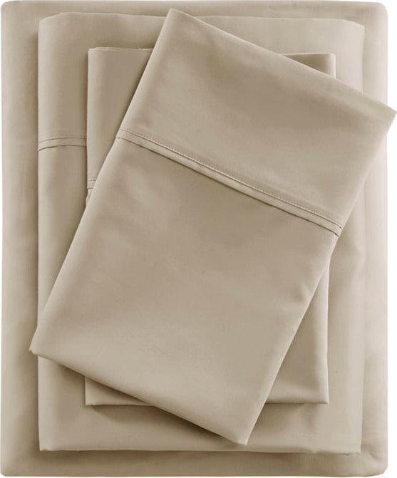 600 Thread Count California King Sheet Set Khaki Olliix.com