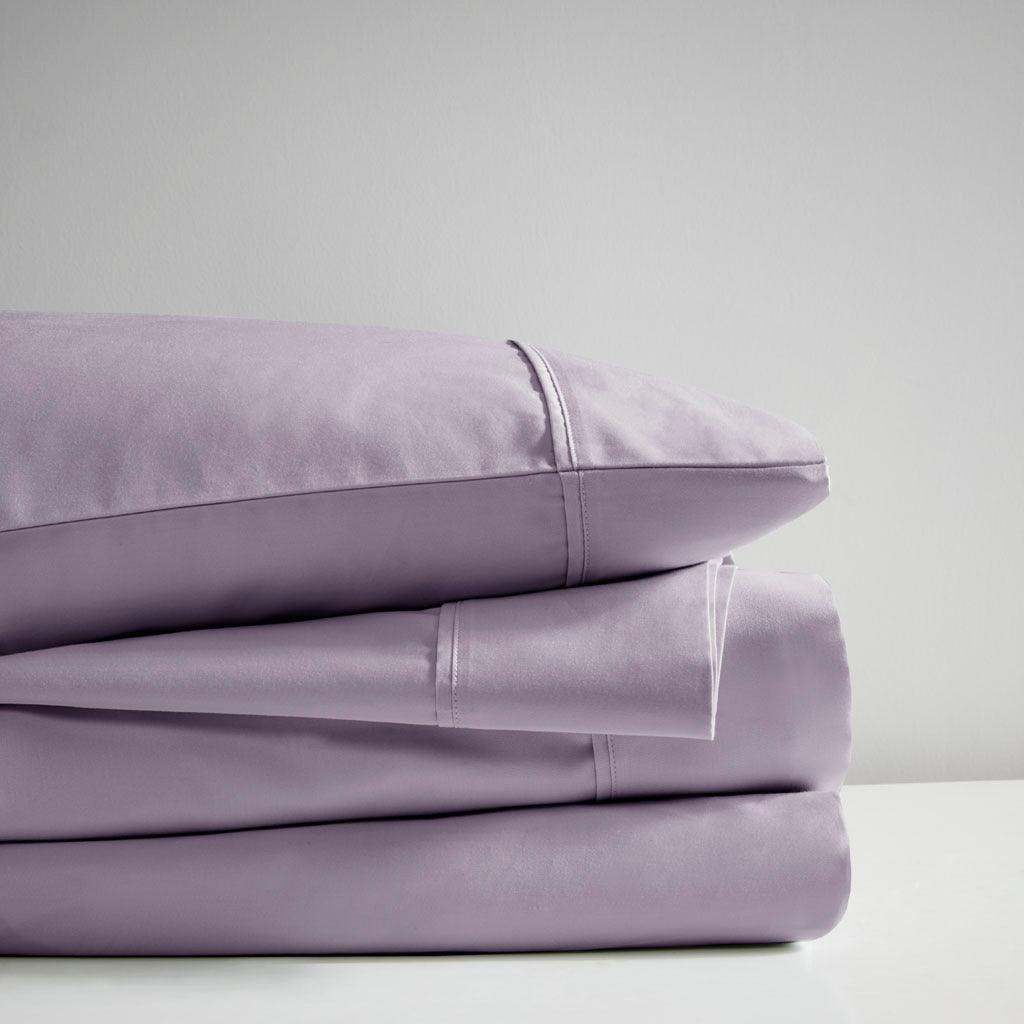 600 Thread Count California King Sheet Set Purple Olliix.com