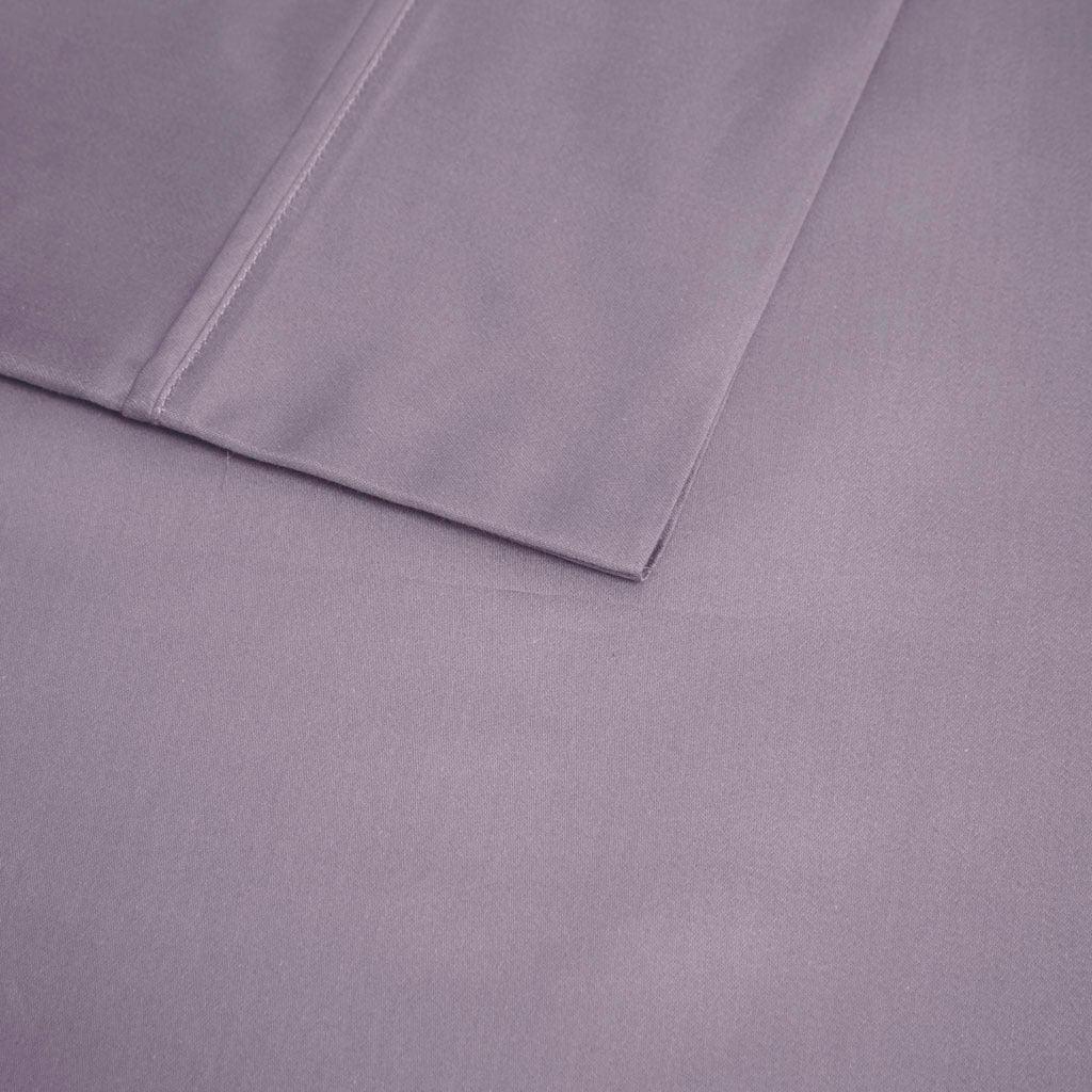 600 Thread Count California King Sheet Set Purple Olliix.com