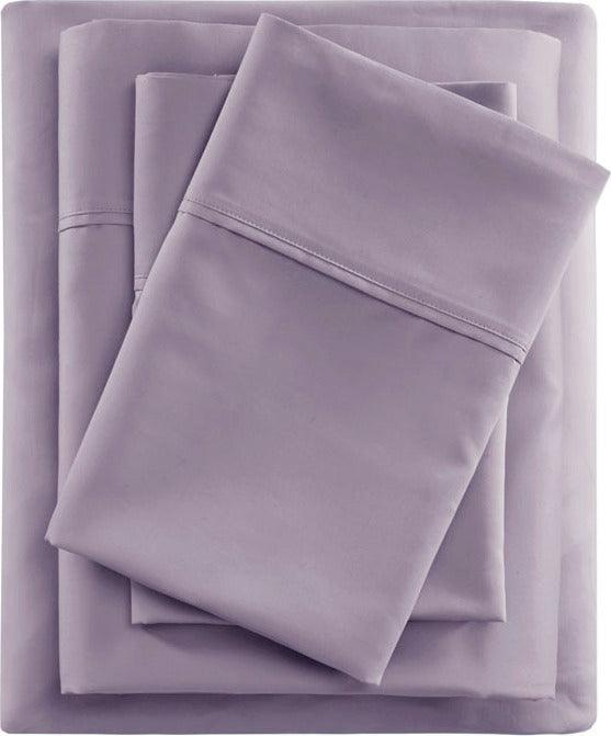 600 Thread Count California King Sheet Set Purple Olliix.com