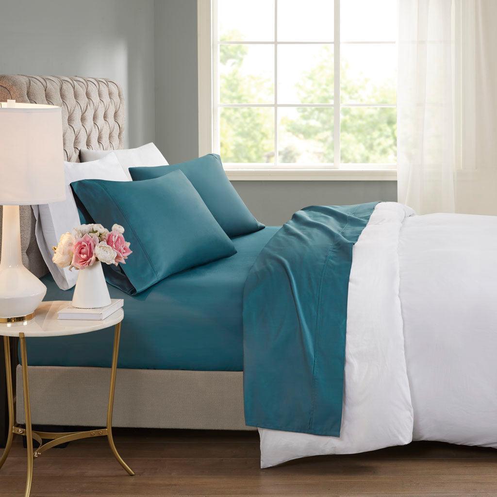 600 Thread Count California King Sheet Set Teal Olliix.com