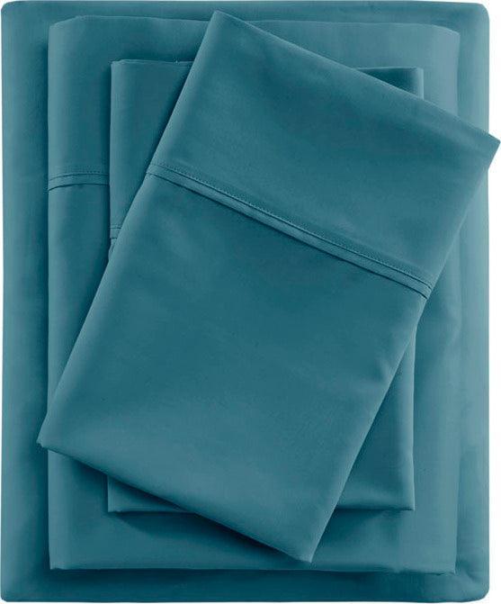 600 Thread Count California King Sheet Set Teal Olliix.com