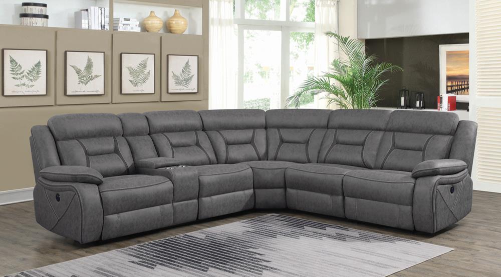 Camargue Casual Grey Motion Sectional Coaster Z2 Premium