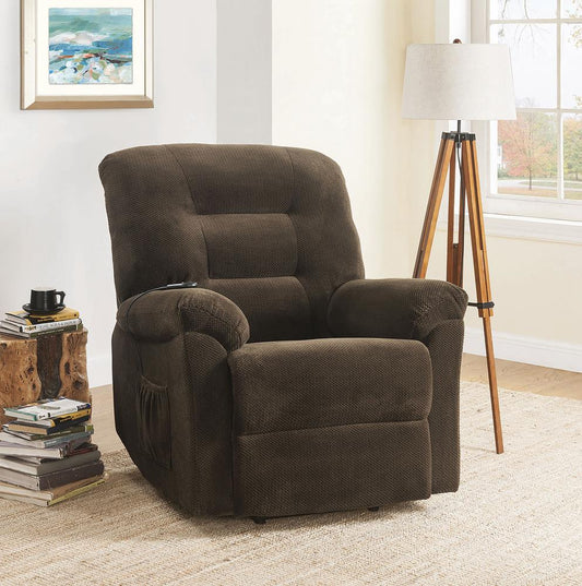 Chocolate Power Lift Recliner Coaster Z2 Premium