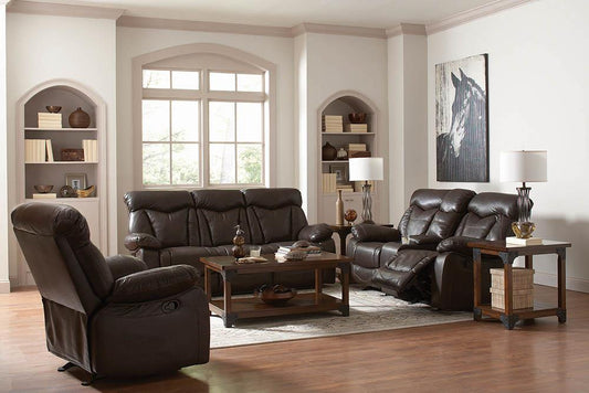 Zimmerman Casual Dark Brown Motion Sofa Coaster Z2 Premium