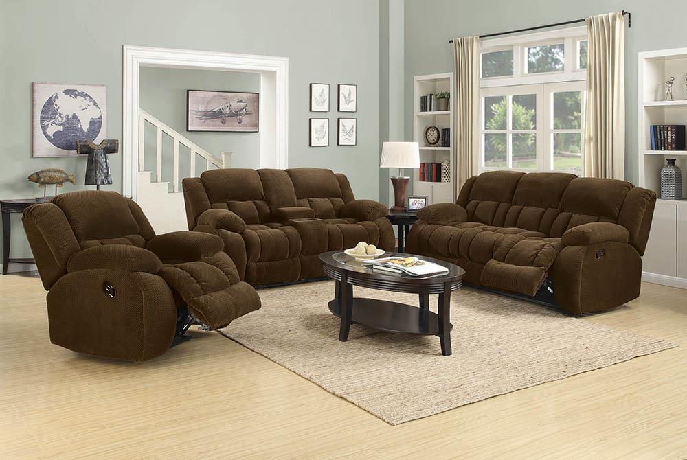 Weissman Brown Reclining Loveseat Coaster Z2 Premium