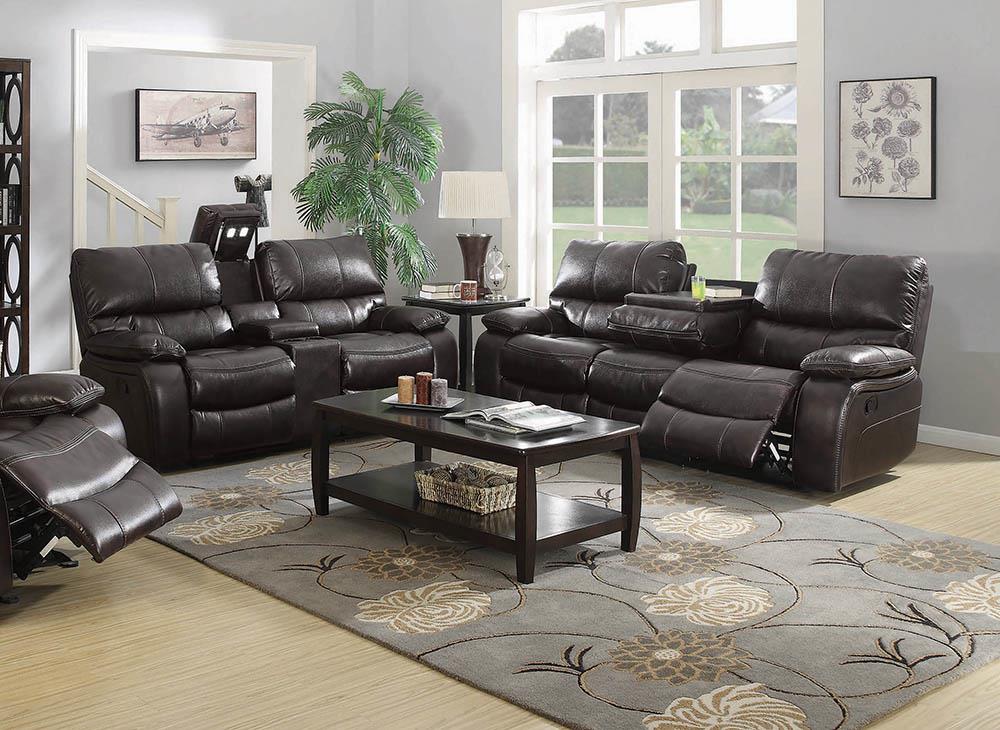 Willemse Chocolate Reclining Two-Piece Living Room Set Coaster Z2 Premium