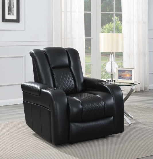 Delangelo Black Power Motion Recliner Coaster Z2 Premium