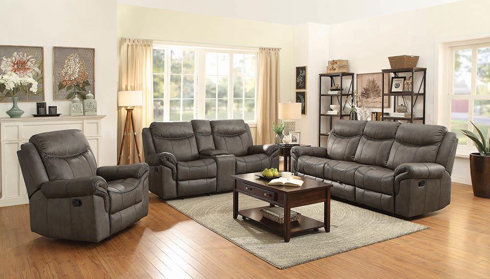 Sawyer Transitional Taupe Motion Sofa Coaster Z2 Premium