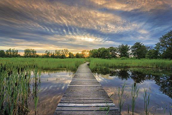 Boardwalk By Martin Podt - Green Classy Art