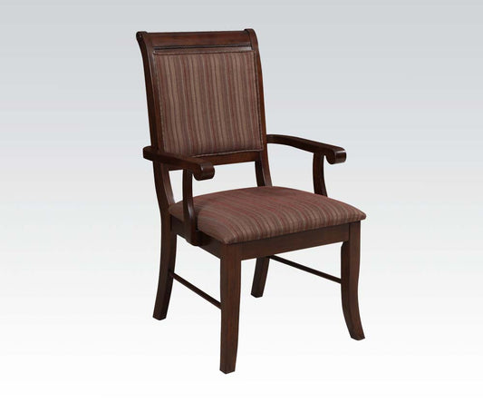 Acme Furniture Mahavira Arm Chair in Espresso (Set of 2) ACME East