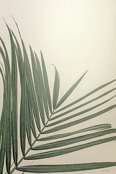 Golden Hour Palm By Jennifer Rigsby - Dark Green Classy Art