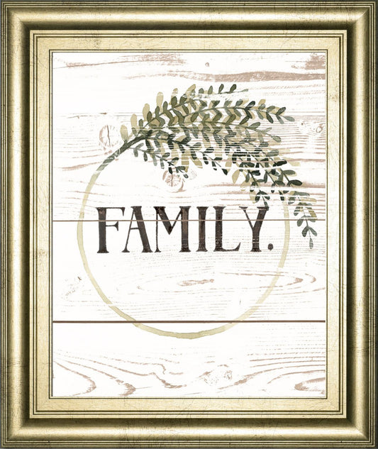 22x26 Family Farmhouse II By Grace Popp - Green Classy Art