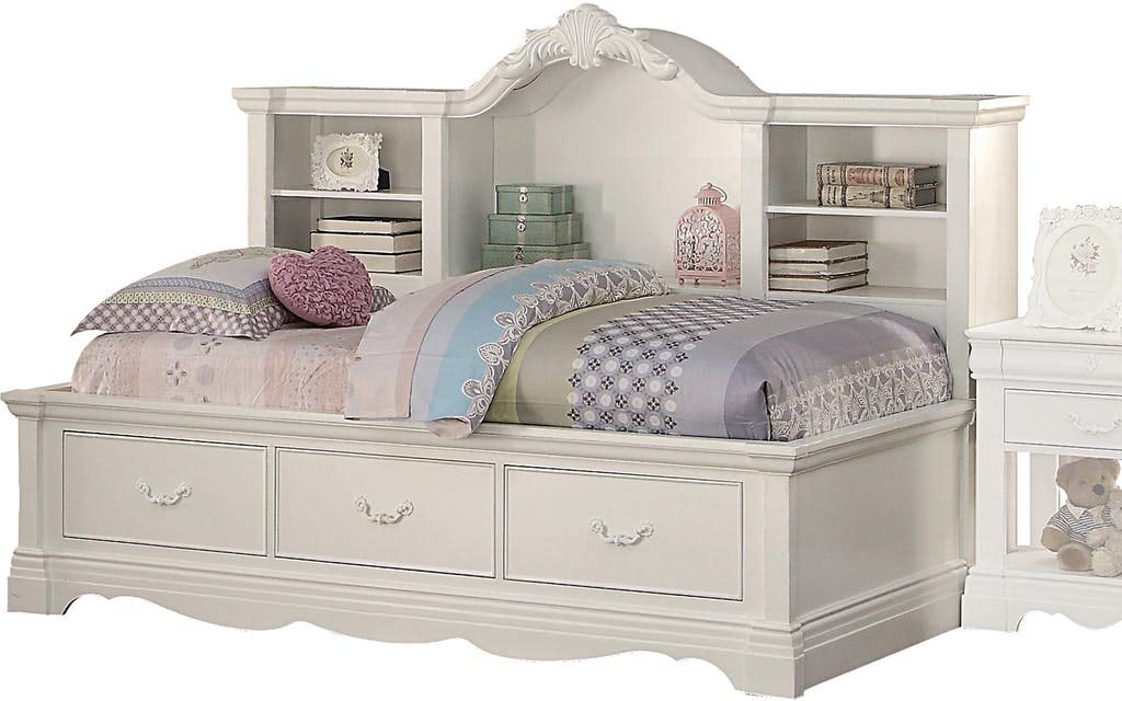 Acme Estrella Youth Daybed w/Storage in White 39150 ACME East