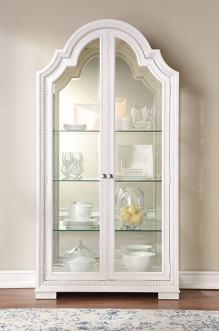 Celestia Off White Curio Cabinet ACME East