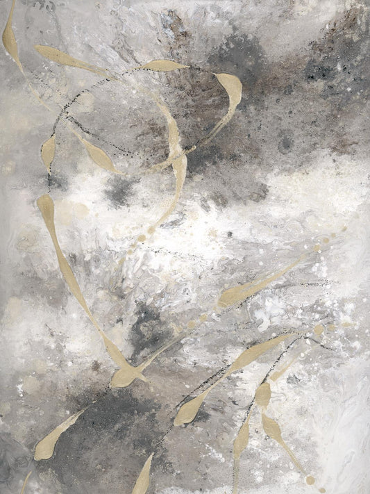 Framed - Freestyle I By Donna Brooks - Gray Classy Art