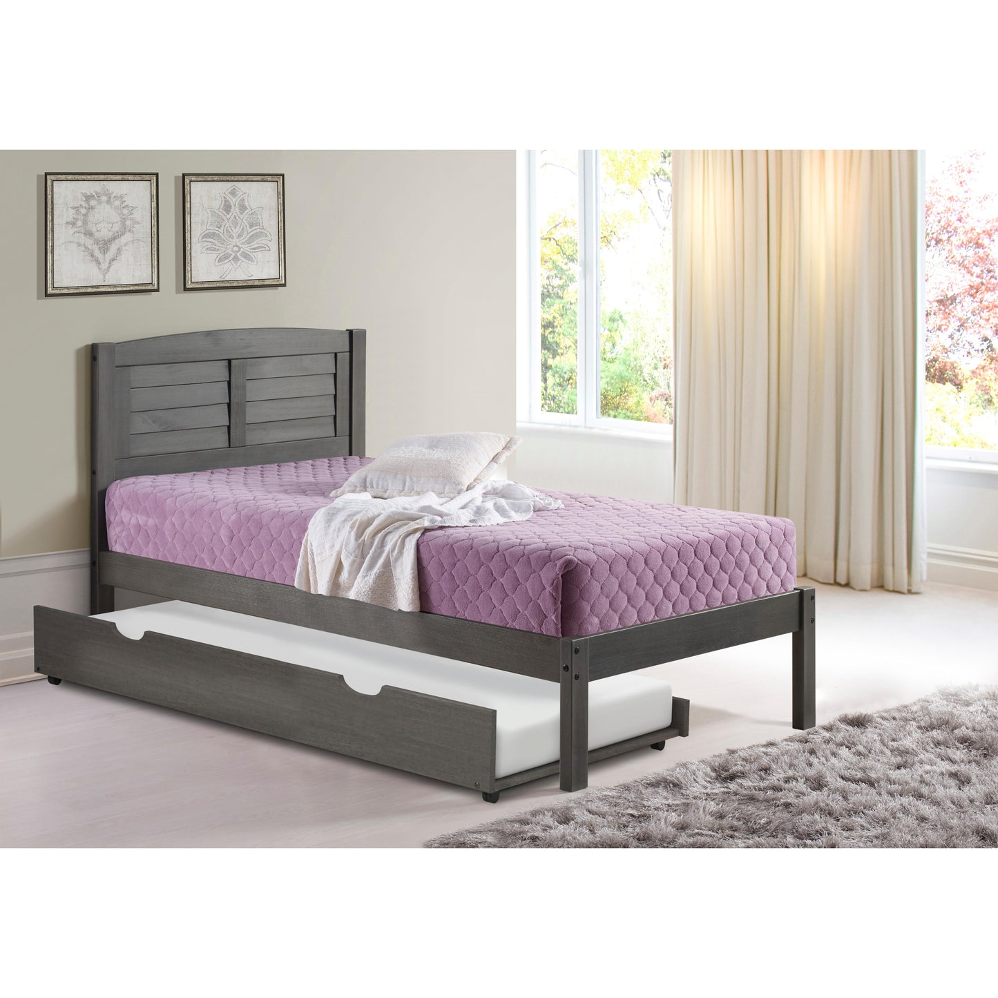 Donco Trading Company Kids Beds Trundle Bed 503-AG Donco Trading Company