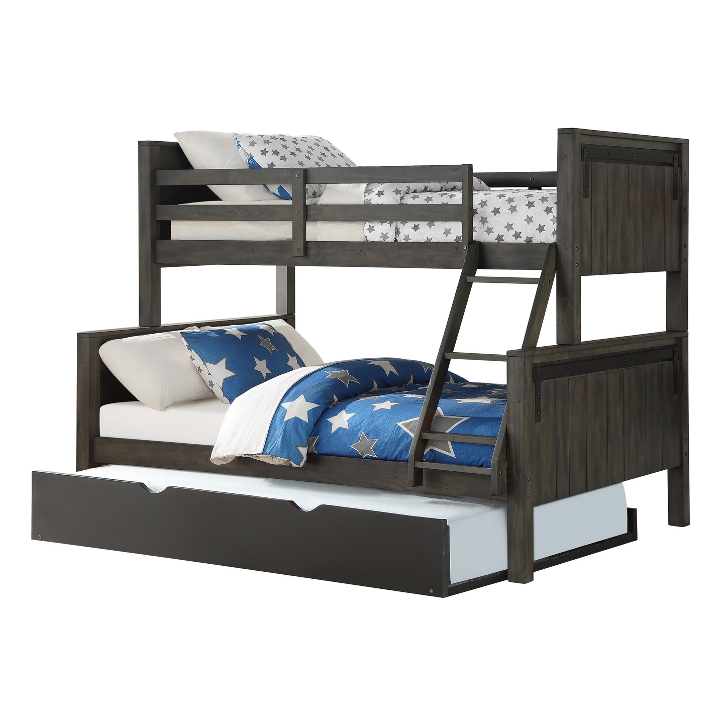 Donco Trading Company Kids Beds Trundle Bed 503-BK Donco Trading Company