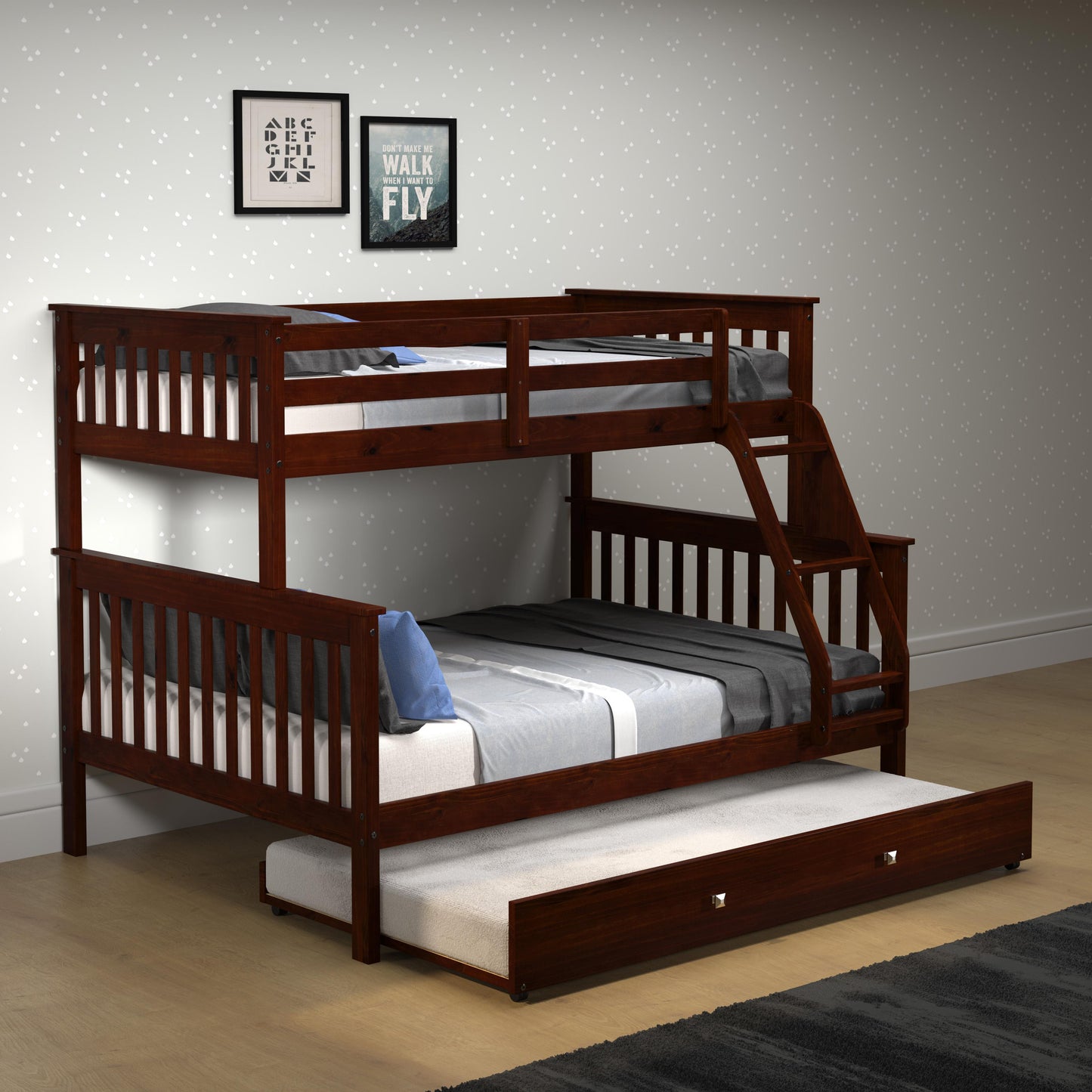 Donco Trading Company Kids Beds Trundle Bed 503-CP Donco Trading Company