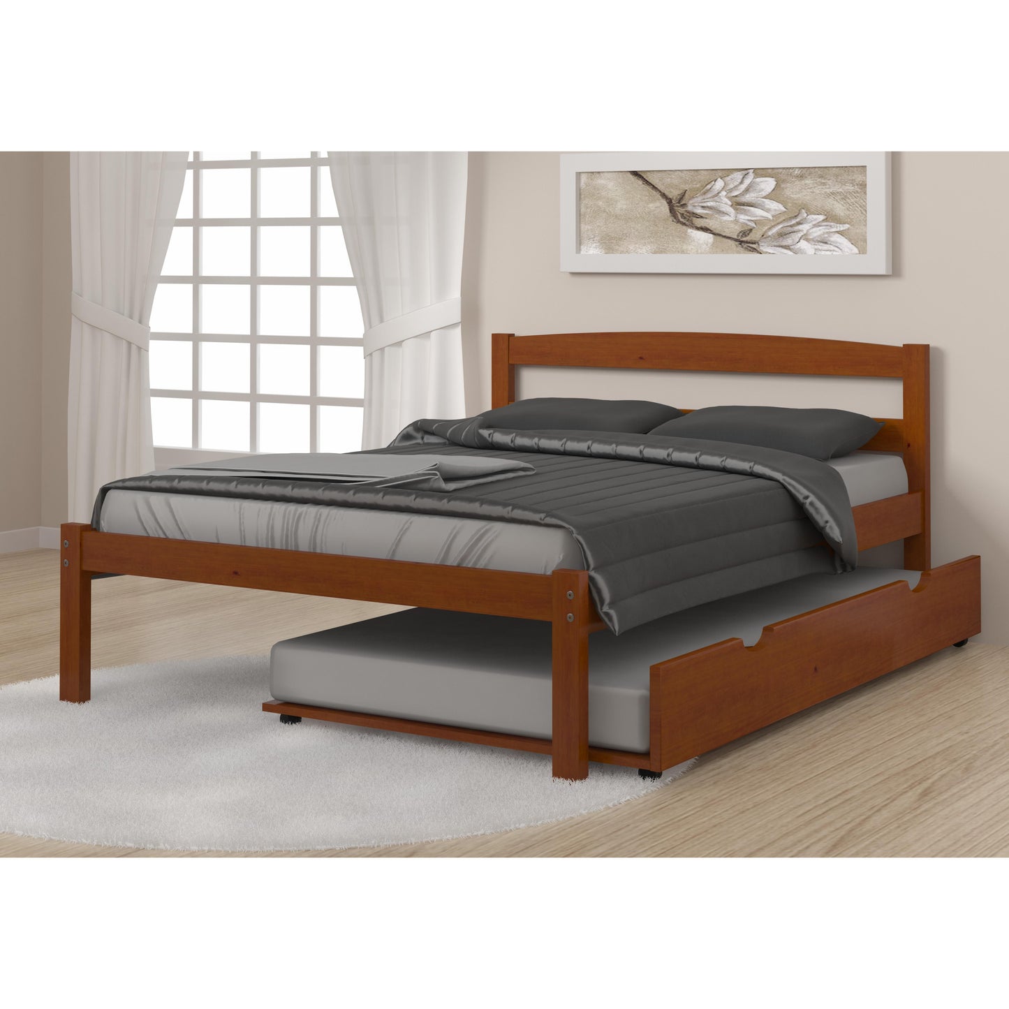 Donco Trading Company Kids Beds Trundle Bed 503-E Donco Trading Company