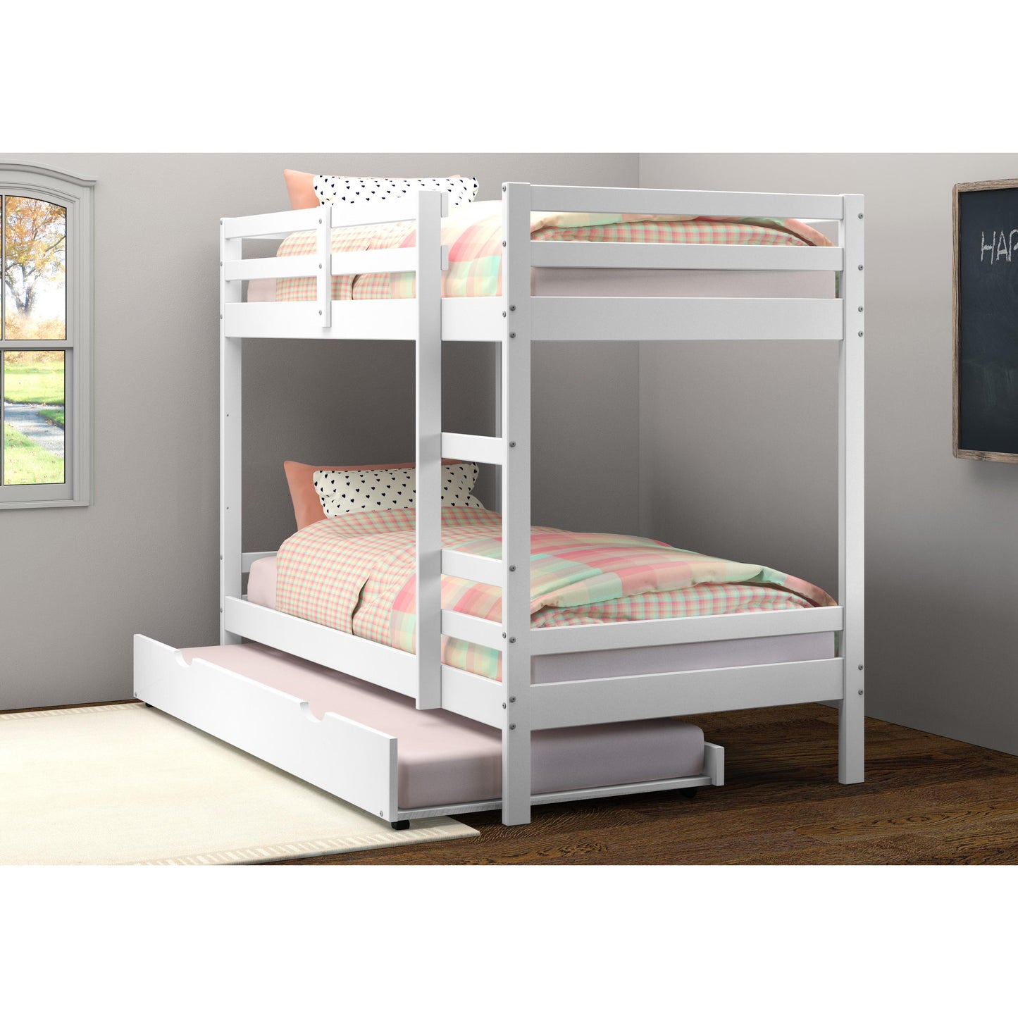 Donco Trading Company Kids Beds Trundle Bed 503-W Donco Trading Company