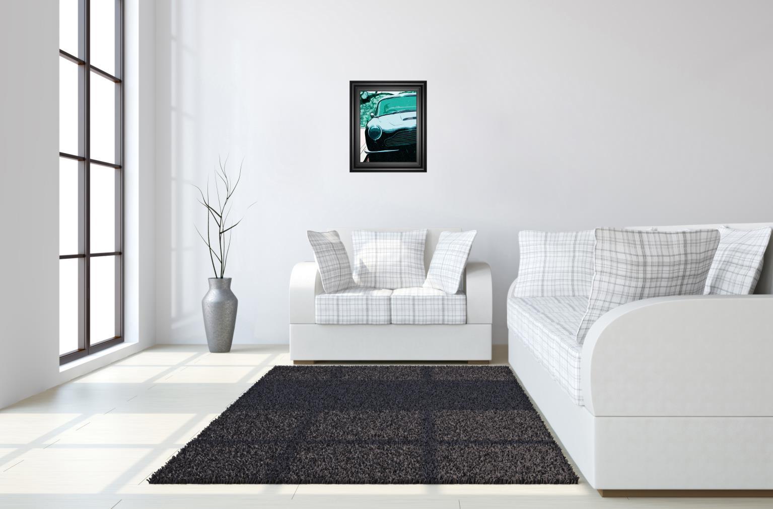 Aston Classic By Malcolm Sanders - Framed Print Wall Art - Green Classy Art