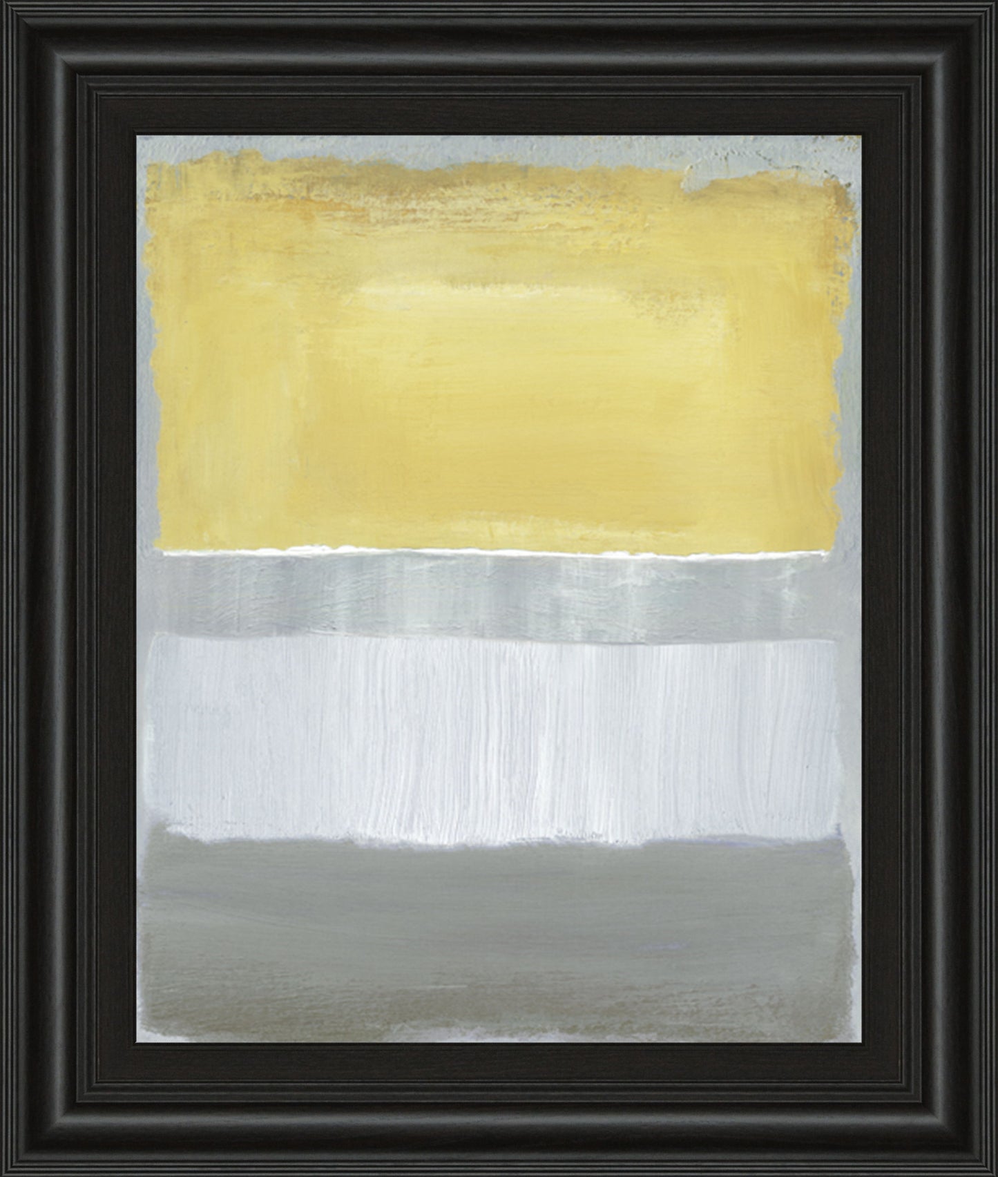 Halflight I By Caroline Gold - Framed Print Wall Art - Yellow Classy Art