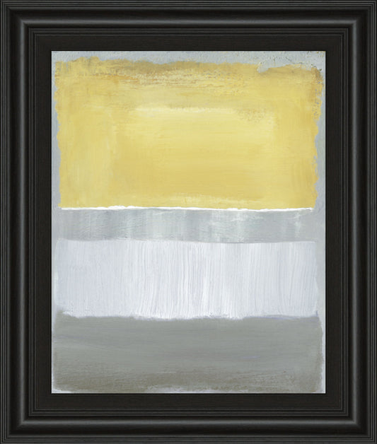 Halflight I By Caroline Gold - Framed Print Wall Art - Yellow Classy Art