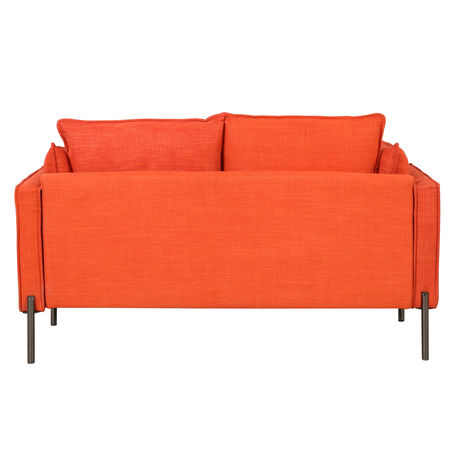 56" Modern Style Sofa Linen Fabric Loveseat Small Love Seats Couch for Small Spaces,Living Room,Apartment House to Home Furnishings LLC