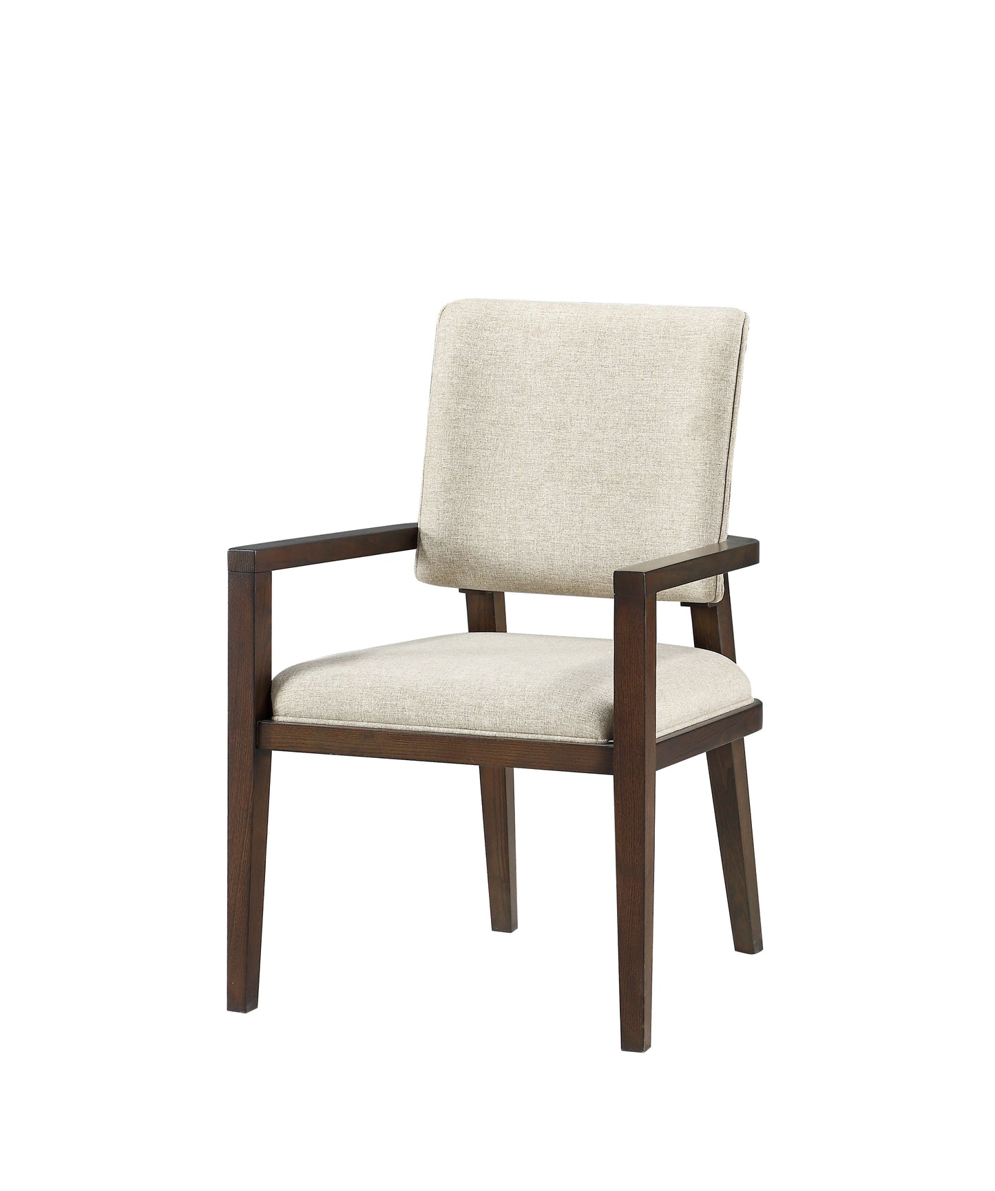 Niamey Fabric & Walnut Arm Chair ACME East