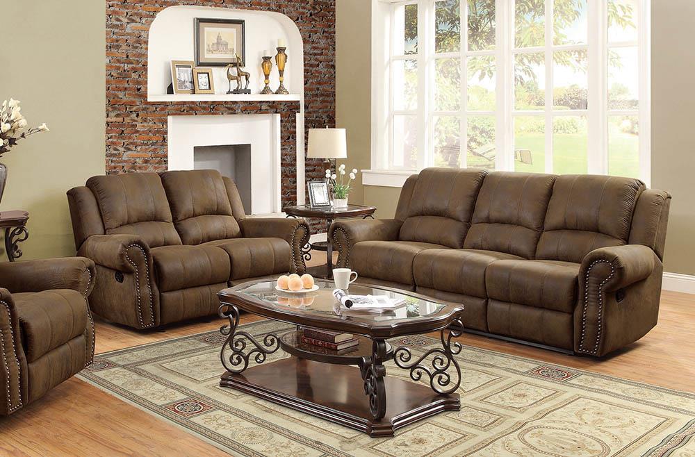 Sir Rawlinson Brown Two-Piece Living Room Set Coaster Z2 Premium