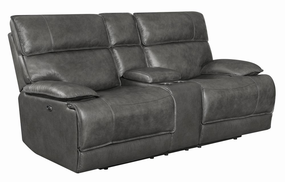 Standford Casual Charcoal Power Loveseat Coaster Z2 Premium