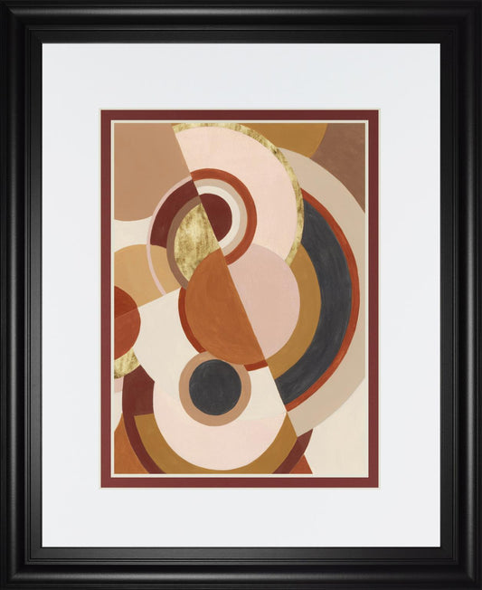 34x40 Tectonic Earth II By Grace Popp - Light Brown Classy Art